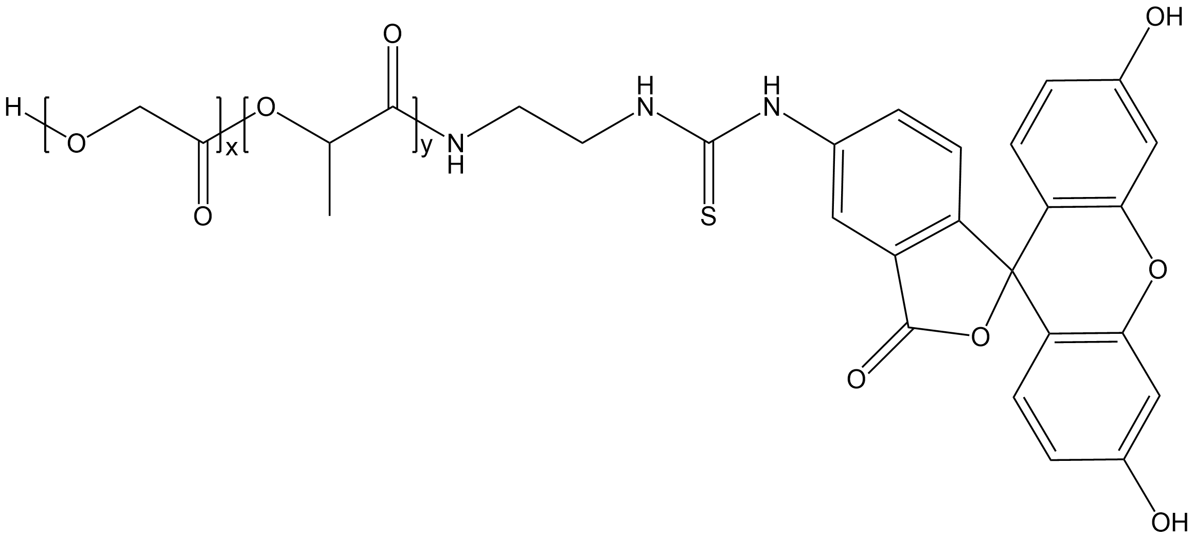 PLGA-FITC，聚乳酸-羟基乙酸-异硫氰基荧光素