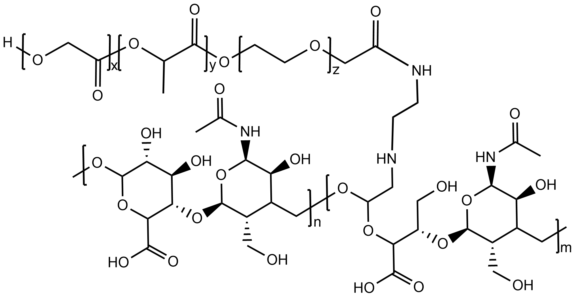 PLGA-PEG-HA，PLGA-聚乙二醇-透明质酸