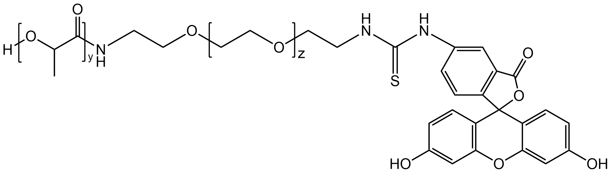 PLA-PEG-FITC，聚乳酸-聚乙二醇-异硫氰基