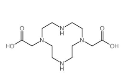1,4,7,10-四氮杂环十二烷-1,7-二乙酸	 