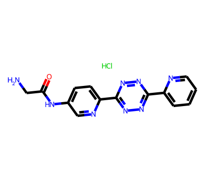 NH2CH2CONH-Py2-Tetrazine HCl Salt 