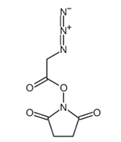 叠氮乙酸 NHS 酯	 