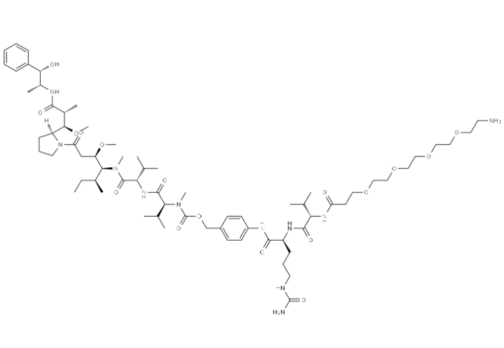 Amino-PEG4-Val-Cit-PAB-MMAE