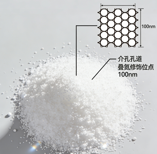 叠氮修饰介孔二氧化硅