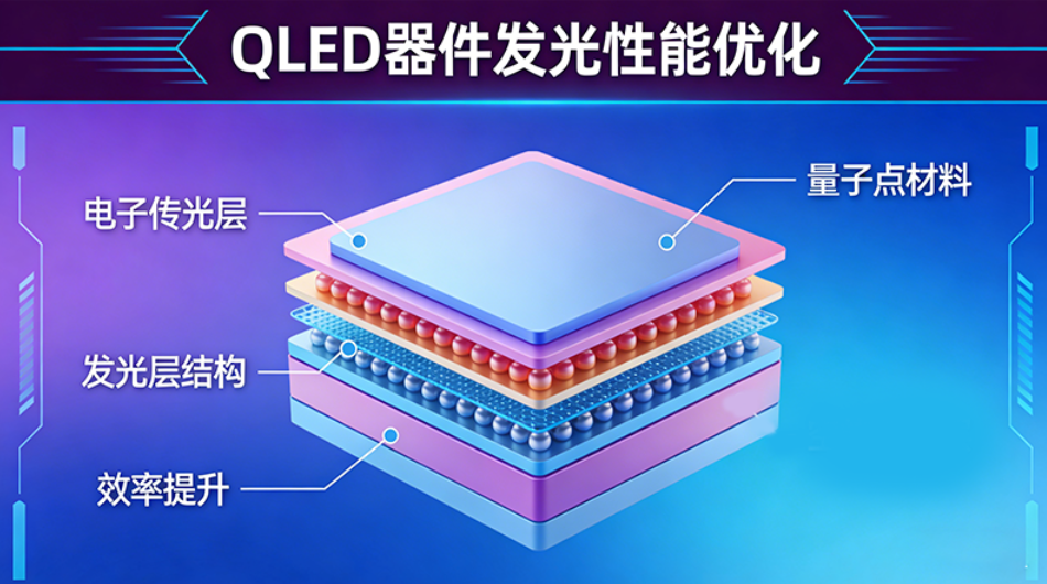 QLED器件发光性能优化