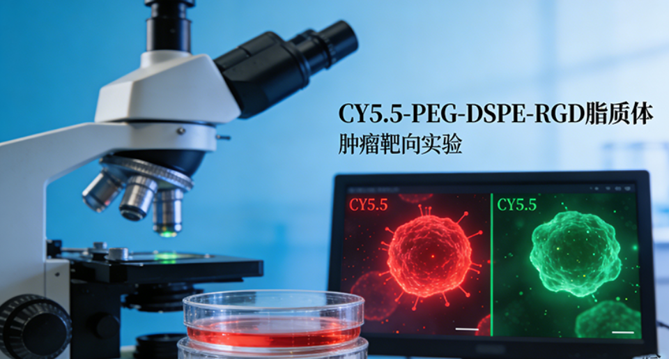 肿瘤靶向CY5.5-PEG-DSPE-RGD脂质体 肿瘤靶向CY5.5-PEG-DSPE-RGD脂质体