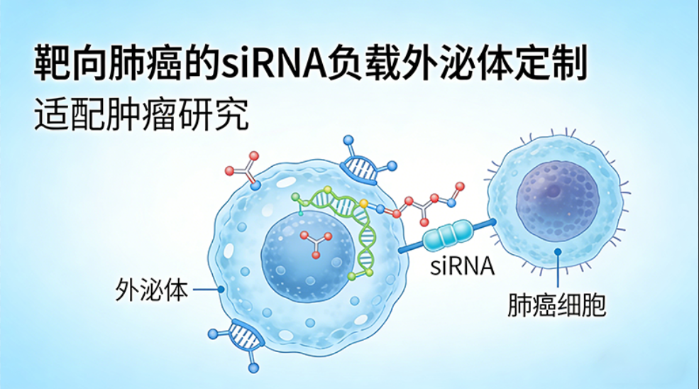 靶向肺癌的siRNA负载外泌体定制(适配肿瘤研究) 靶向肺癌的siRNA负载外泌体定制(适配肿瘤研究)