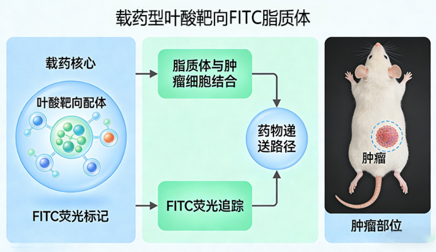 定制载药型叶酸靶向FITC脂质体 定制载药型叶酸靶向FITC脂质体