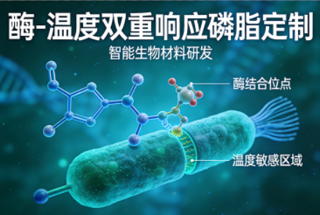 酶-温度双重响应磷脂定制