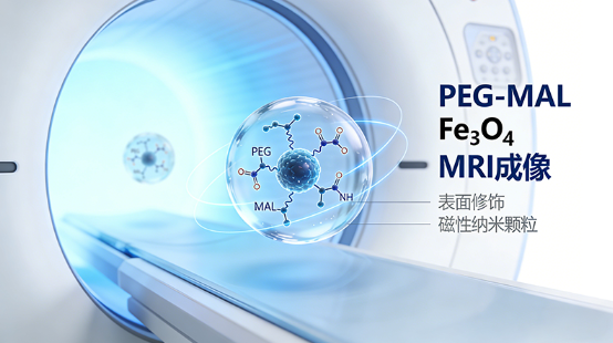 PEG-MAL磁性Fe₃O₄纳米颗粒（MRI成像场景）