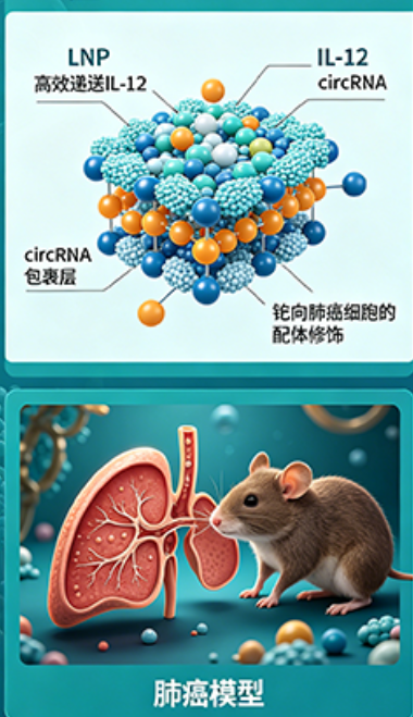肺癌免疫*用circRNA-LNP定制