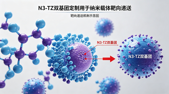 N3-TZ双基团定制用于纳米载体靶向递送