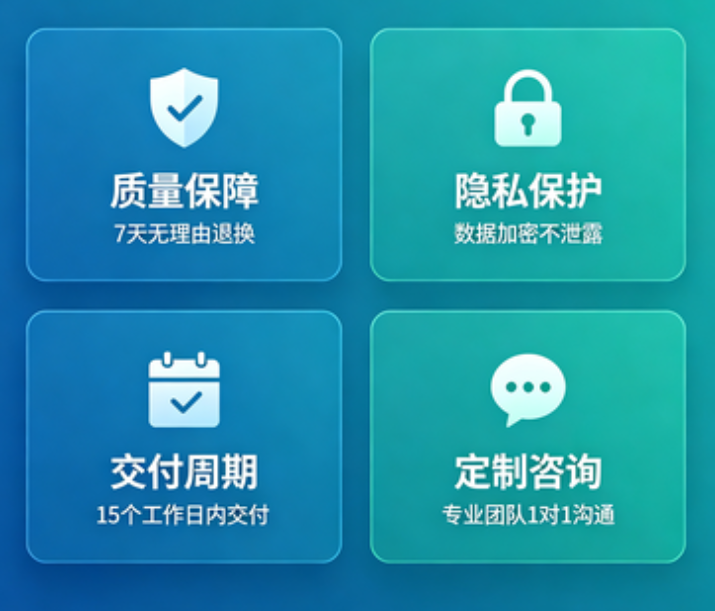 服务保障与说明