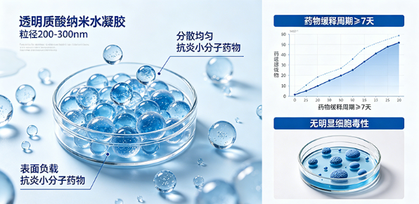 透明质酸纳米水凝胶载药定制（科研用途）