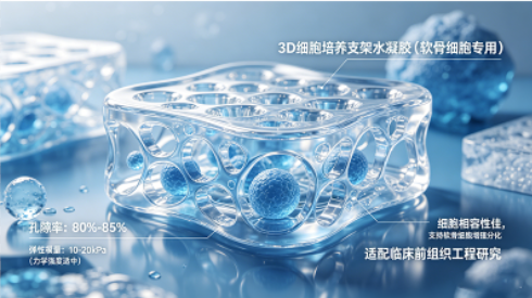 3D细胞培养支架水凝胶定制（临床前研究）