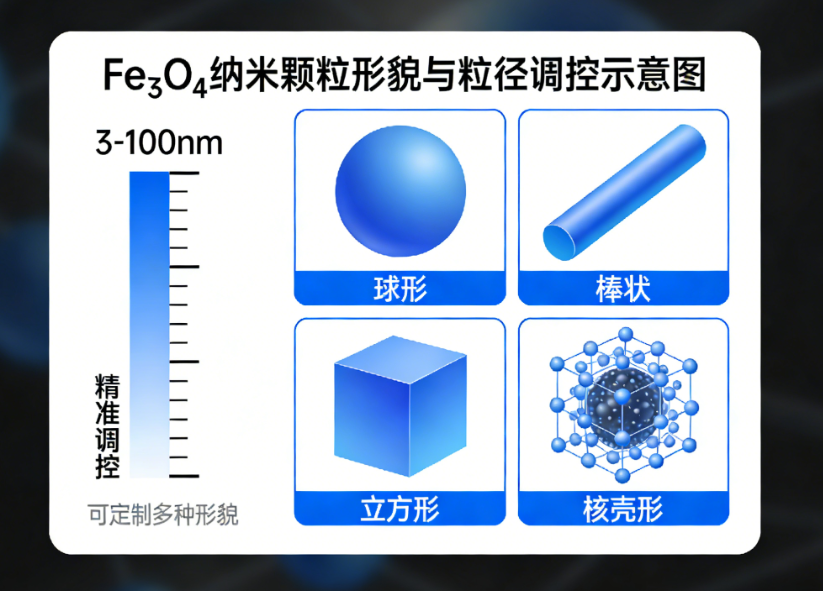 四氧化三铁（Fe₃O₄）纳米颗粒定制 - 西安齐岳生物