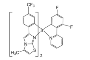 金属铱配合物 Ir(III)–CN或 Ir(III)–OCN配合物