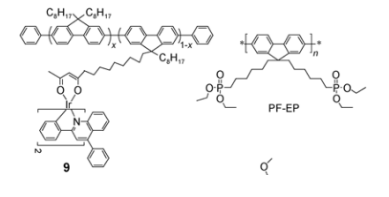 金属铱配合物|含1,2-二苯基苯并咪睉(PBI）的绿色电致磷光聚合物