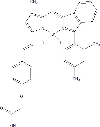 定制产品-波长在500-800nm的Bodipy系列染料介绍（含近红外染料）