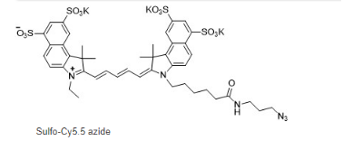 Sulfo-Cyanine5.5 azide|水溶性磺化Cy5.5-叠氮|Sulfo-Cy5.5 azide|N3|叠氮化物