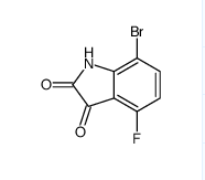 7-溴-4-氟靛红，cas1245648-36-5，7-bromo-4-fluoroindoline-2,3-dione，含氟试剂