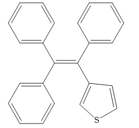 3-（1,2,2-三苯基乙烯基）噻吩   AIE聚集诱导发光